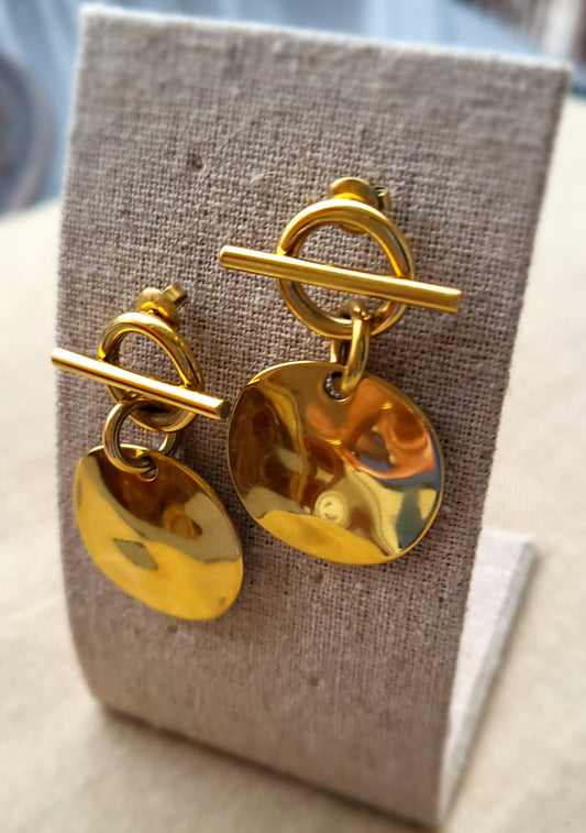 Boucles d'oreilles avec fermoir cabillot
