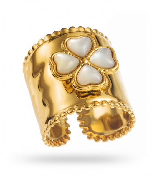 Bague "trèfle de chance"